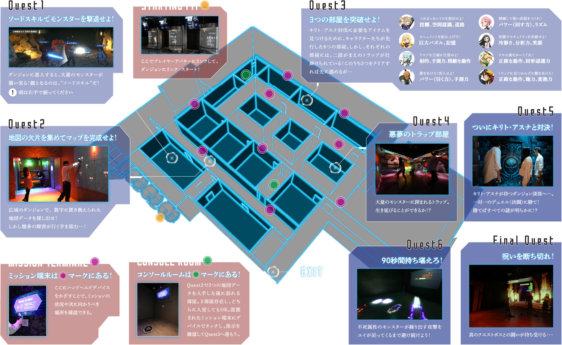 ANOMALY QUEST DUNGEON MAP画像